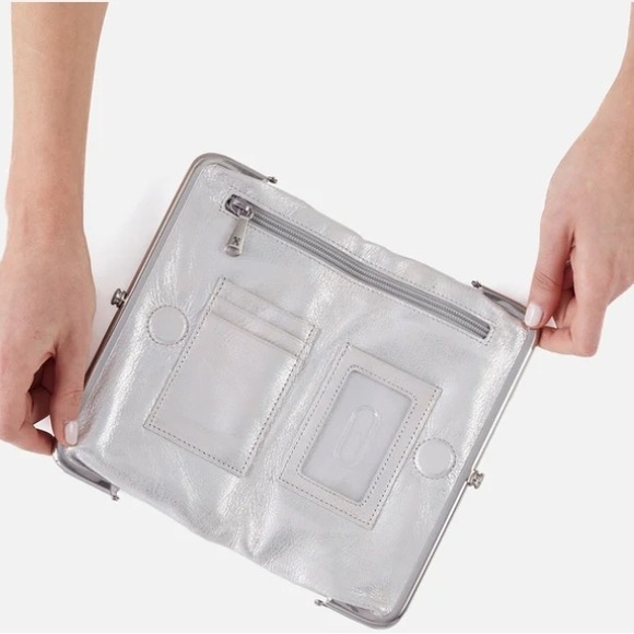 Silver Metallic Leather HOBO - Picture 5 of 5